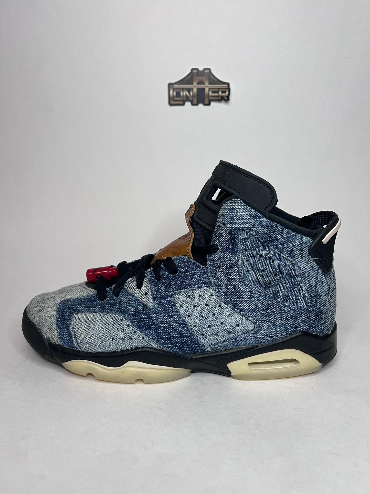 GS Air Jordan 6- "Washed Denim" (2019)