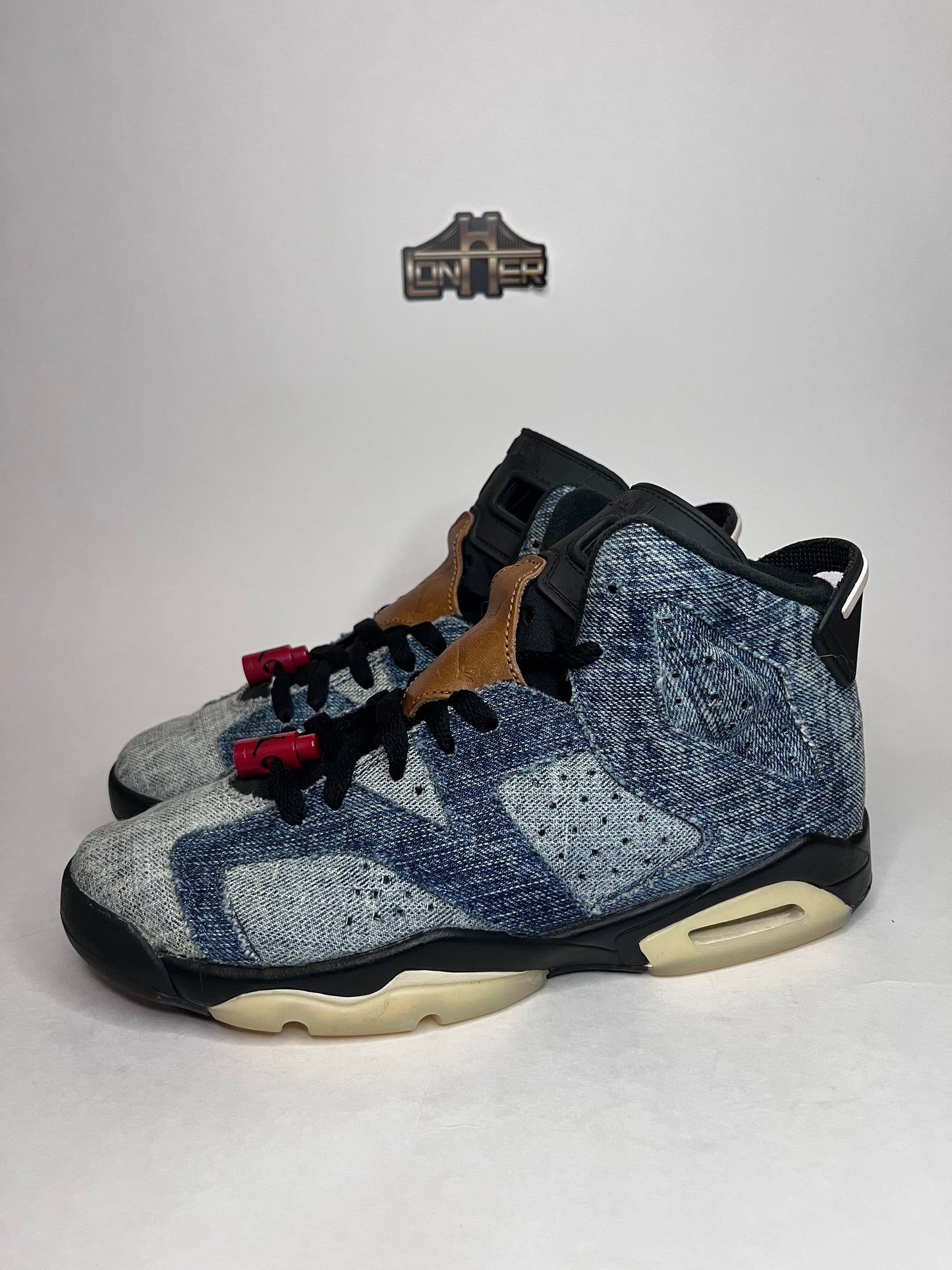 GS Air Jordan 6- "Washed Denim" (2019)
