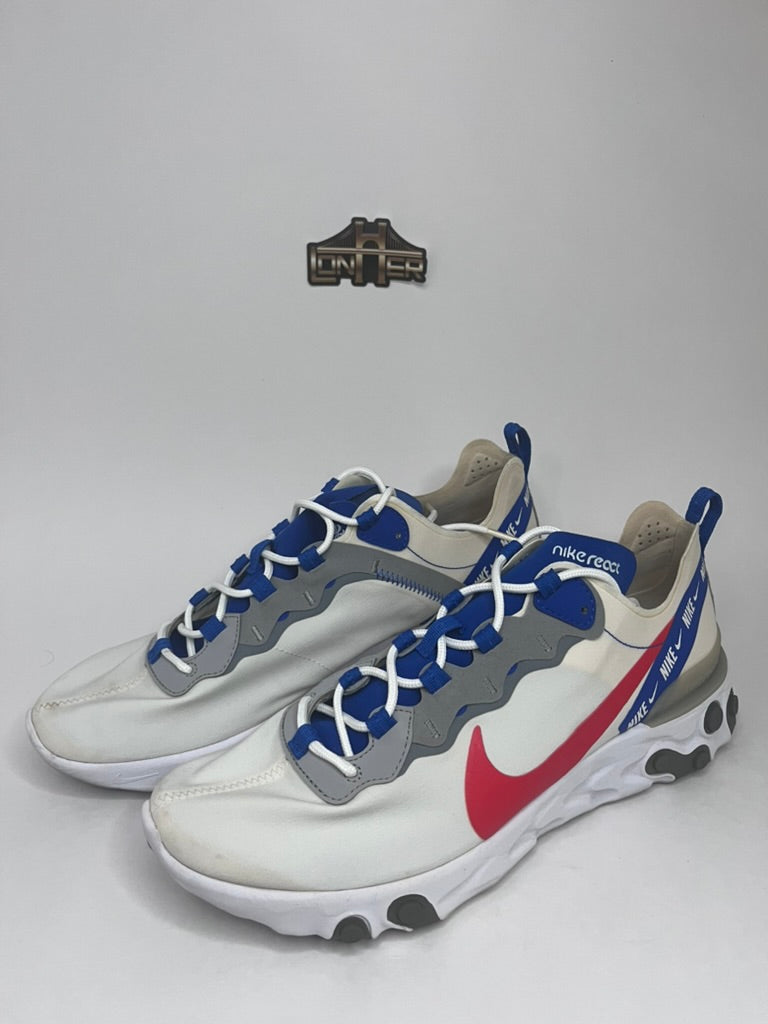 Nike React Element 55 - "White, Red, Blue"