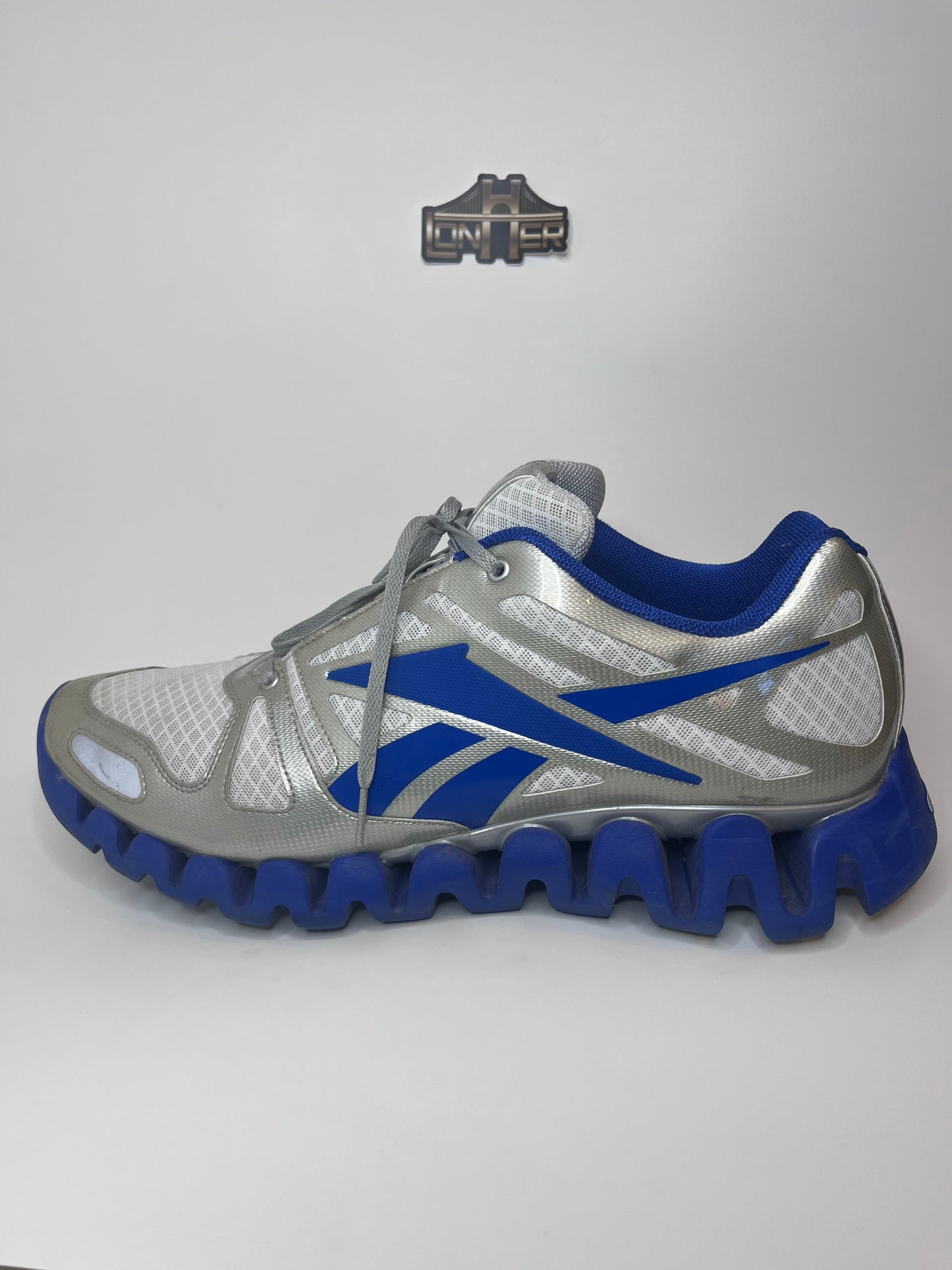 Reebok ZigTech Running Sneakers- "Blue/Silver"