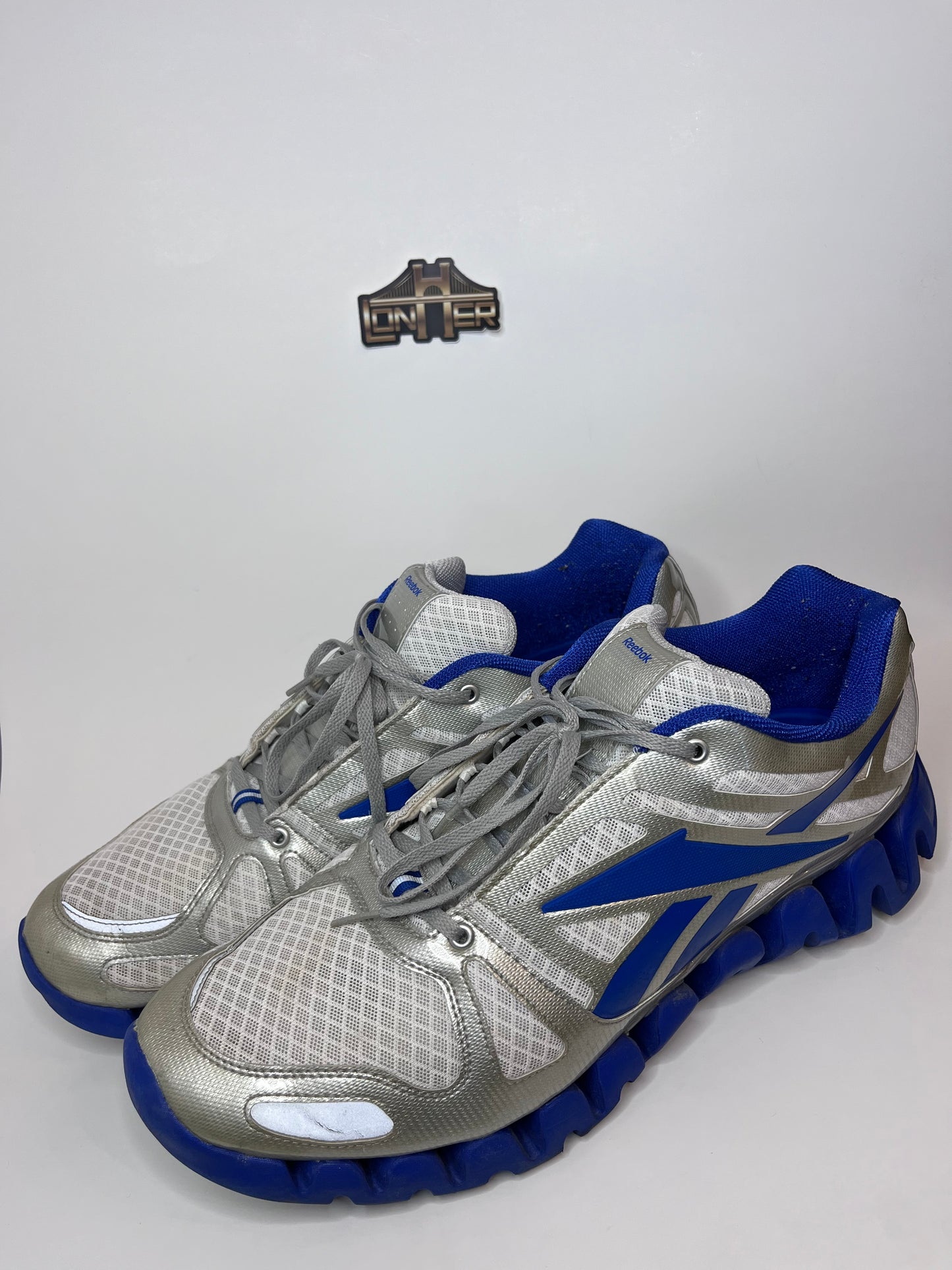 Reebok ZigTech Running Sneakers- "Blue/Silver"